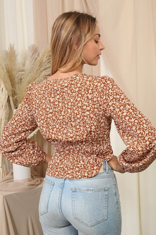 Natalia Floral Top