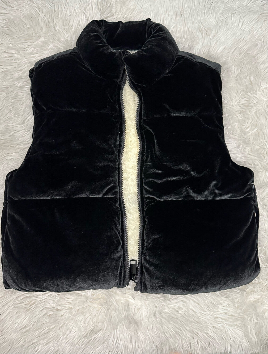 Valerie Velvet Puffer Vest